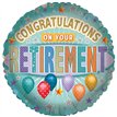 18in RETIREMENT FOIL BALLOON
