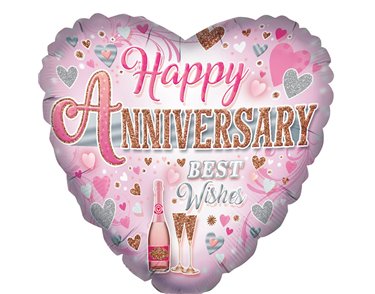 18in ANNIVERSARY FOIL BALLOON