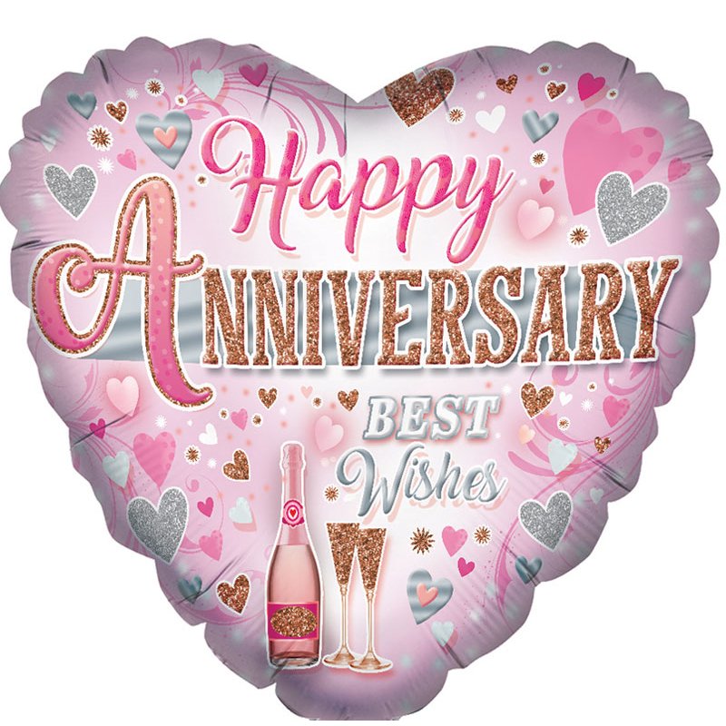 18in ANNIVERSARY FOIL BALLOON