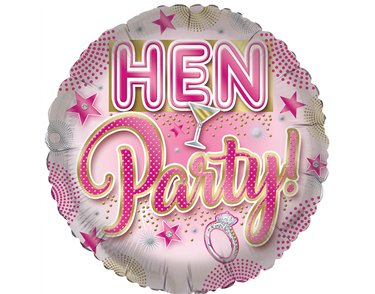 18in HEN PARTY FOIL BALLOON