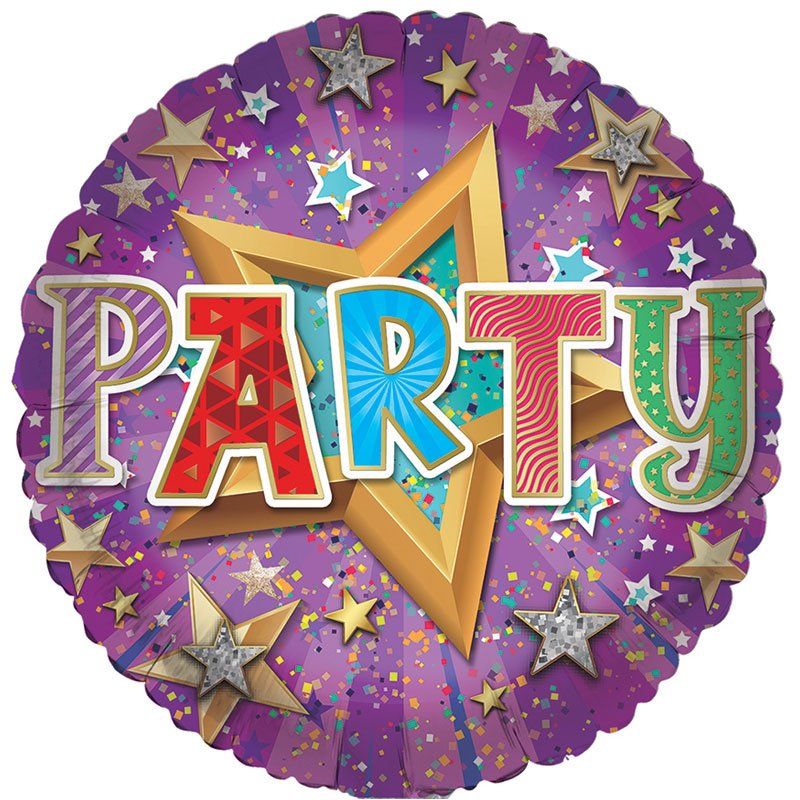 18in PARTY FOIL BALLOON