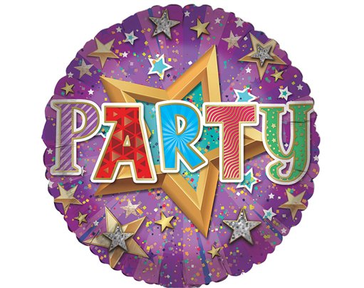 18in PARTY FOIL BALLOON