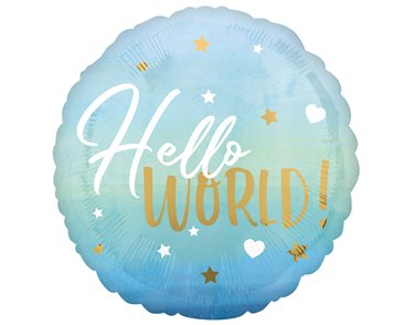 18in BLUE BABY BOY FOIL BALLOON