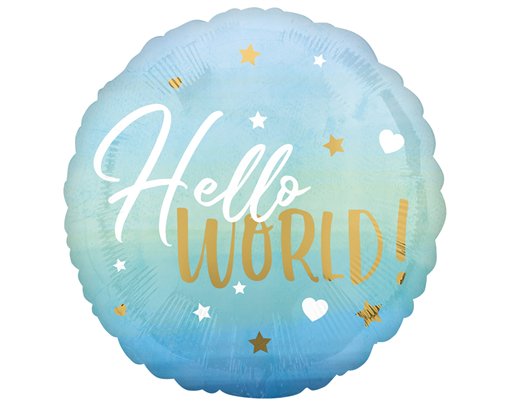 18in BLUE BABY BOY FOIL BALLOON