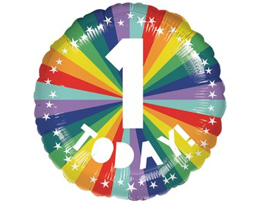 18in 1 TODAY BIRTHDAY BRIGHTS FOIL BALLOON