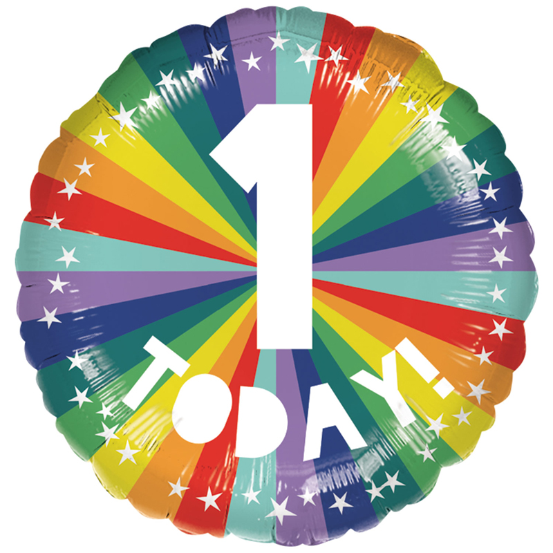 18in 1 TODAY BIRTHDAY BRIGHTS FOIL BALLOON
