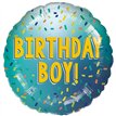 18in BIRTHDAY BOY FOIL BALLOON