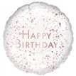 18in ROSE GOLD HAPPY BIRTHDAY FOIL BALLOON