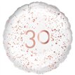 18in ROSE GOLD 30 FOIL BALLOON