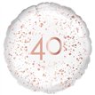 18in ROSE GOLD 40 FOIL BALLOON