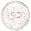 18in ROSE GOLD 50 FOIL BALLOON