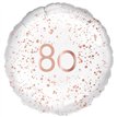 18in ROSE GOLD 80 FOIL BALLOON
