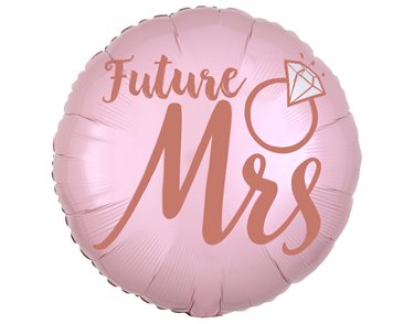 18in BLUSH WEDDING FOIL BALLOON