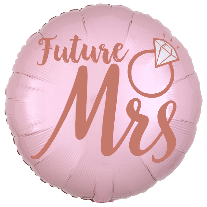 18in BLUSH WEDDING FOIL BALLOON