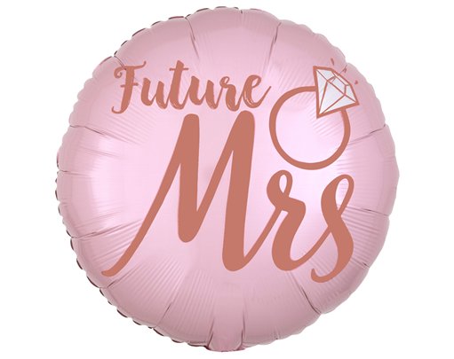 18in BLUSH WEDDING FOIL BALLOON
