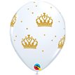 6PK 12in CROWNS LATEX BALLOONS