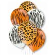 6PK ANIMAL PRINT LATEX BALLOONS