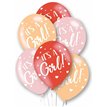 6PK 27cm IT'S A GIRL LATEX BALLOONS