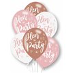 6PK 27cm HEN PARTY LATEX BALLOONS