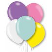 6PK 27.cm ASST PEARL LATEX BALLOONS