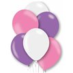 6PK 27.cm ASST PINK LATEX BALLOONS