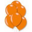 6PK 27.5cm METALLIC ORANGE LATEX BALLOONS