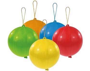 5PK PUNCHBALL BALLOONS