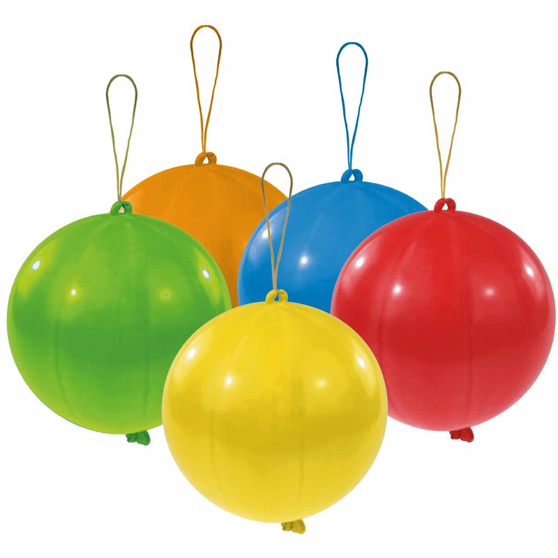 5PK PUNCHBALL BALLOONS