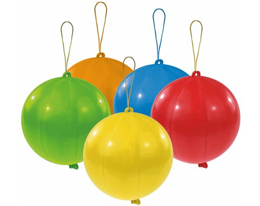 5PK PUNCHBALL BALLOONS