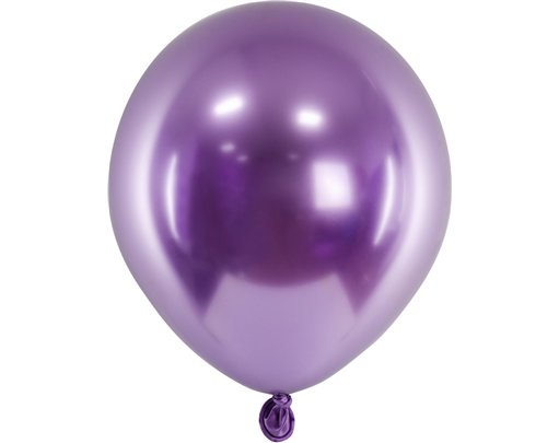 50PK 5in VIOLET GLOSSY BALLOONS