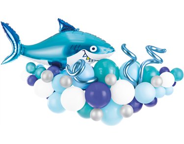 SHARK THEME BALLOON GARLAND KIT