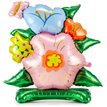 BUNCH OF FLOWERS STANDING FOIL BALLOON