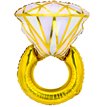 60x95cm WEDDING RING FOIL BALLOON