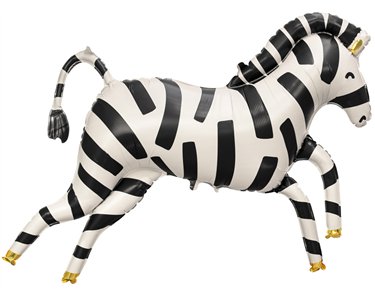 ZEBRA FOIL BALLOON