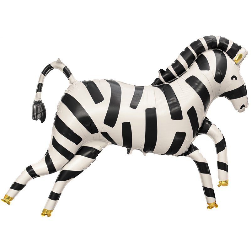 ZEBRA FOIL BALLOON