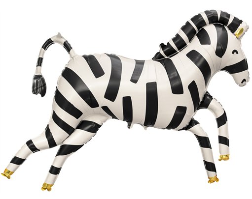 ZEBRA FOIL BALLOON