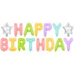 HAPPY BIRTHDAY PASTEL AIR FILL FOIL BALLOON KIT