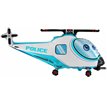 40in POLICE HELICOPTER FOIL BALLOON