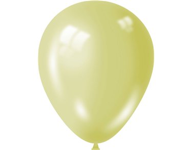 15PK 12in SHINY LEMON BALLOONS