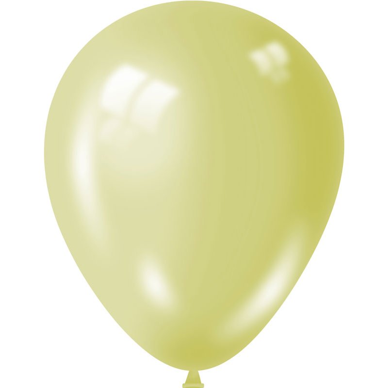15PK 12in SHINY LEMON BALLOONS