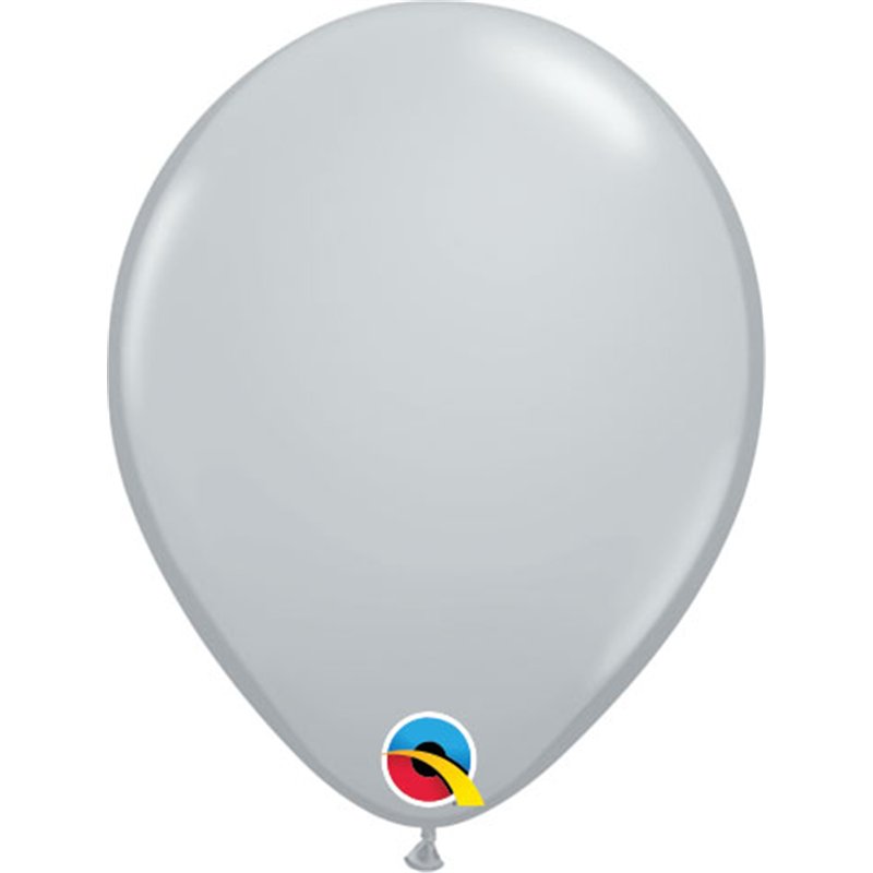 100PK 5in FASHION GREY QUALATEX
