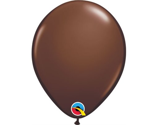 100PK 5in FASHION CHOCOLATE BROWN QUALATEX
