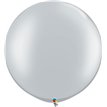 2FT 30in SILVER METALLIC PLAIN QUALATEX