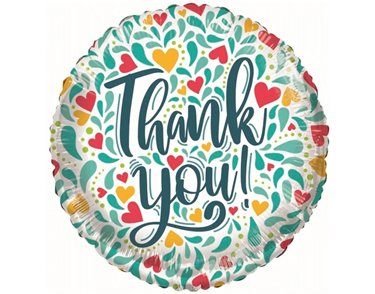 18in THANK YOU ORNAMENTAL ECO FOIL BALLOON