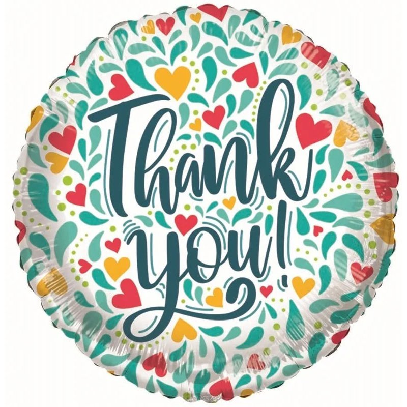 18in THANK YOU ORNAMENTAL ECO FOIL BALLOON