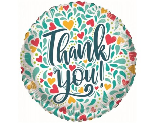 18in THANK YOU ORNAMENTAL ECO FOIL BALLOON