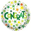 18in CONGRATS GREEN ECO FOIL BALLOON