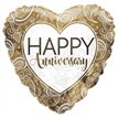 18in ANNIVERSARY GOLD ORNAMENTS ECO FOIL BALLOON