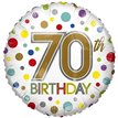 18in AGE 70 ECO FOIL BALLOON