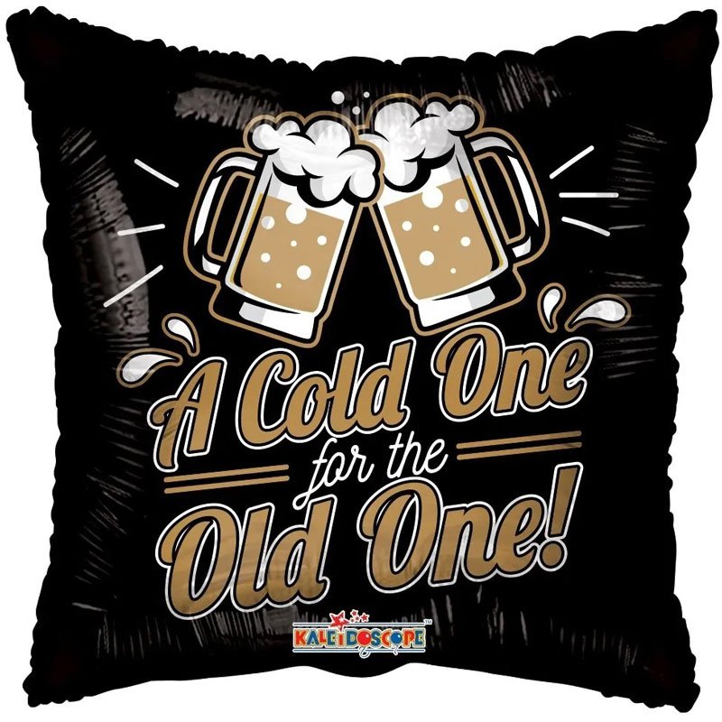 18IN COLD ONE FOR THE OLD ONE ECO FOIL BALLOON]